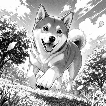 Manga artwork style preview
